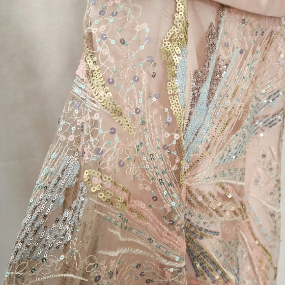 Jules & Cleo Sparkly Pink Ball Gown - Picture 8 of 13